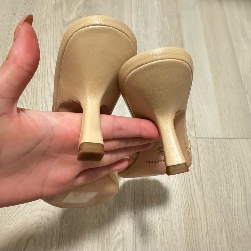 Loeffler Randall nude mesh sandals size 9 - Picture 7 of 9